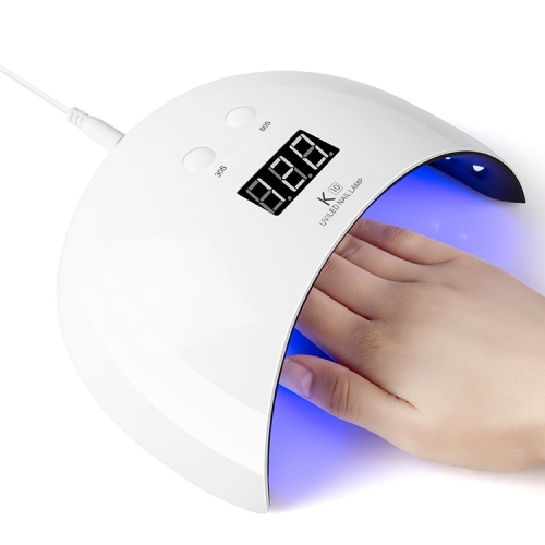 

K10 24W Manicure Phototherapy Lamp / Double Light Source LED Sun Lamp UV Phototherapy Glue / Intelligent Nail Burning Lamp