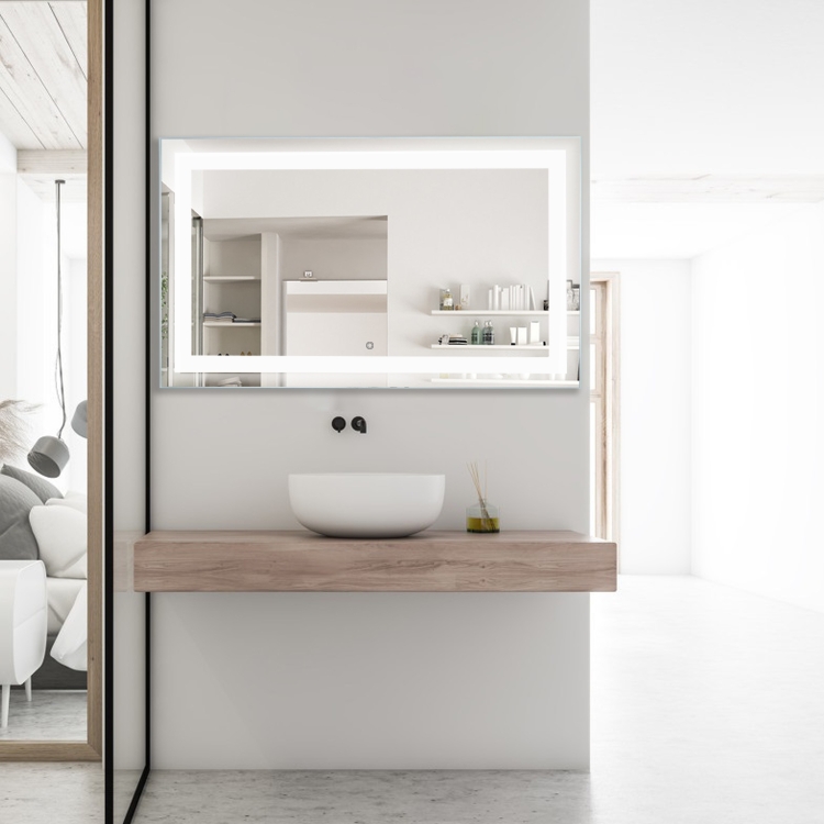 

[US Warehouse] Bathroom Vanity Mirror with LED Light, Size: 40x24 inch