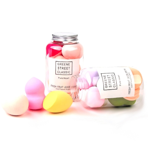 

Soft Sponge Makeup Egg Cosmetic Puffs Bottled Set, Random Color Delivery
