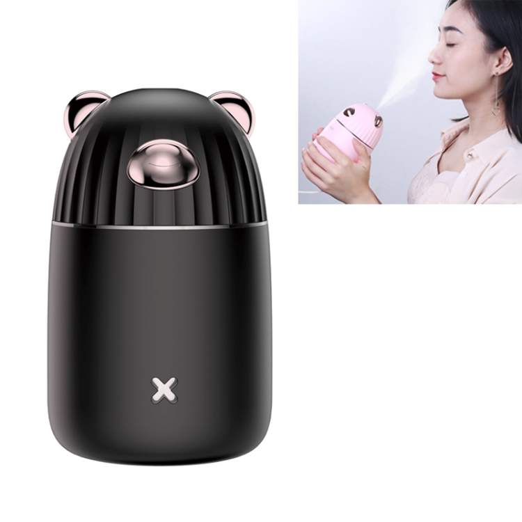 

JOYROOM JR-CY280 Happy Bear Shape Silent Humidifier with Colorful Atmosphere Lights, Water Tank Capacity: 370mL(Black)