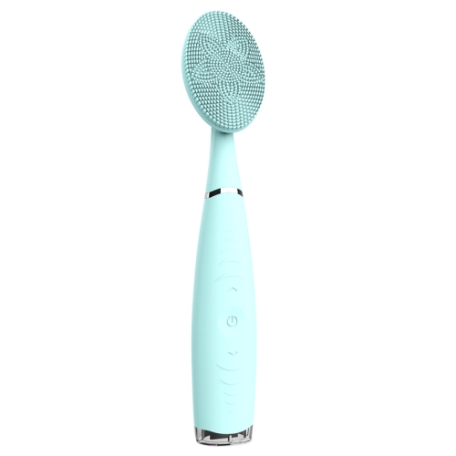 

LSHOW YJK038 IPX6 Waterproof Hand-held Intelligent High Frequency Vibration Silicone Facial Cleaning Instrument (Blue)