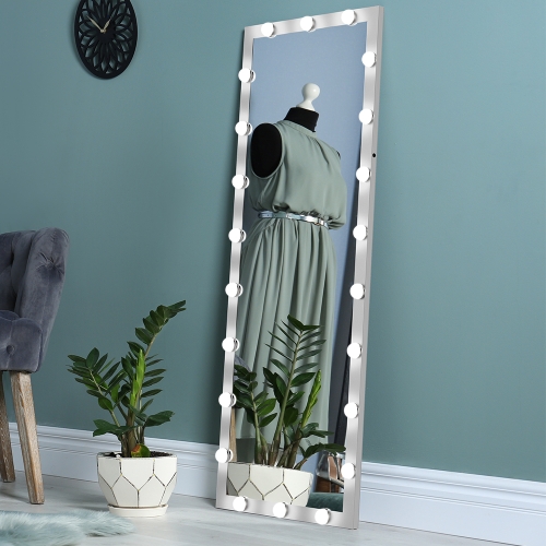 

[US Warehouse] 10.4W Wall-mounted Vanity Mirror with Light, Size: 160x60x2.5cm