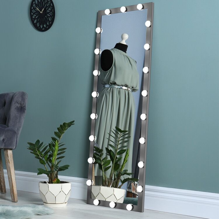 

[US Warehouse] 10.4W Wall-mounted Vanity Mirror with Light, Size: 160x60x2.5cm