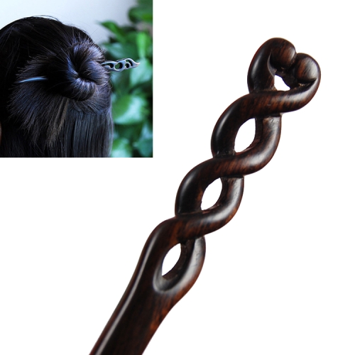 

Classical Sandalwood Hairpin Ancient Style Headdress-Tenderness + Gift Box, Gift Box Colors Are Random(Black)
