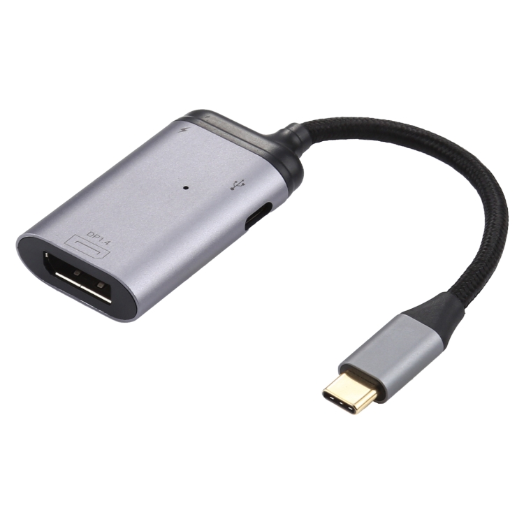 

4K USB-C / Type-C to DisplayPort 1.4 + PD Data Sync Adapter Cable