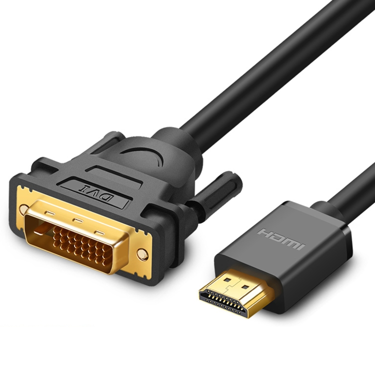

UGREEN DVI D(24+1) Male to HDMI Male HD 2K Two-way Interchanging Line,Length: 1.5m