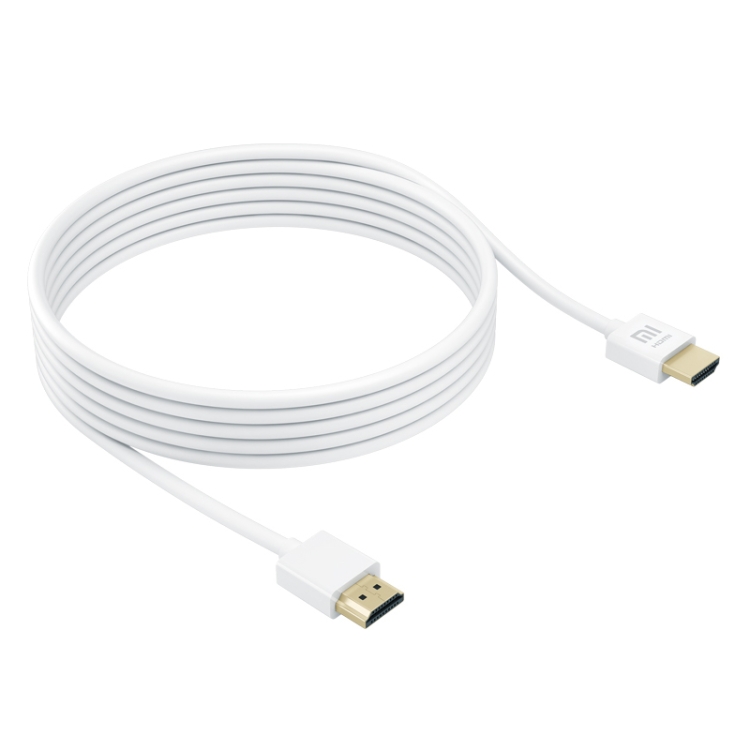 

Xiaomi 4K HD HDMI Data Cable TV Video Cable with 24K Gold-plated Plug, Support 3D, Length: 3m