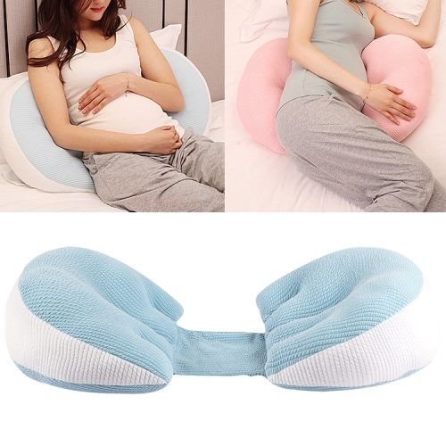 

U Shape Pregnancy Comfortable Pillows Maternity Pregnant Waist Side Sleepers Cushion(Blue)