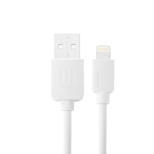 HAWEEL 2m High Speed 8 Pin to USB Sync and Charging Cable, For iPhone XR / iPhone XS MAX / iPhone X & XS / iPhone 8 & 8 Plus / iPhone 7 & 7 Plus / iPhone 6 & 6s & 6 Plus & 6s Plus / iPad(White)