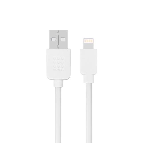 HAWEEL 3m High Speed 8 Pin to USB Sync and Charging Cable, For iPhone XR / iPhone XS MAX / iPhone X & XS / iPhone 8 & 8 Plus / iPhone 7 & 7 Plus / iPhone 6 & 6s & 6 Plus & 6s Plus / iPad(White)