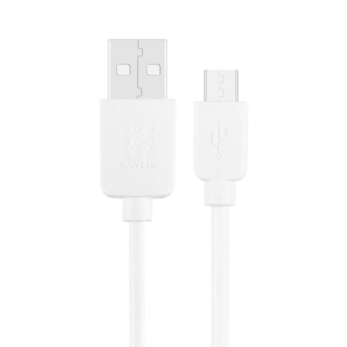 

HAWEEL 1m High Speed 35 Cores Micro USB to USB Data Sync Charging Cable, For Galaxy, Huawei, Xiaomi, LG, HTC and other Smart Phones(White)