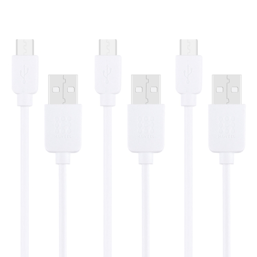 

3 PCS HAWEEL 1m High Speed Micro USB to USB Data Sync Charging Cable Kits, For Samsung, Huawei, Xiaomi, LG, HTC and other Smartphones