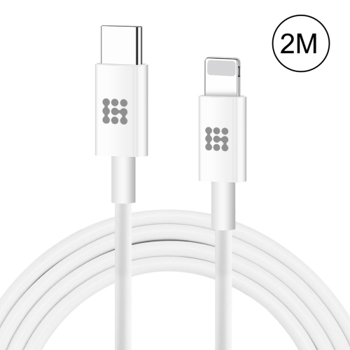 HAWEEL 25W 3A USB-C / Type-C to 8 Pin PD Fast Charging Cable, Cable Length: 2m