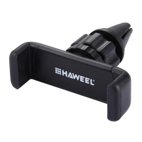 HAWEEL 360 Rotation Portable Air Vent Car Mount Holder, For iPhone, Galaxy, Huawei, Xiaomi, LG, Sony, HTC and Other Smartphones(Black)