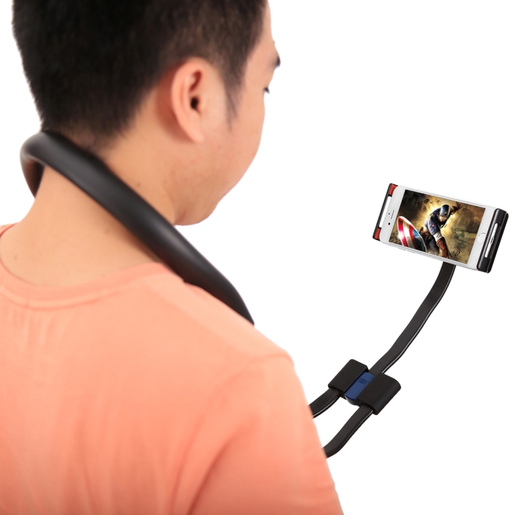 

HAWEEL Lazy Bracket Neck Holder Flexible Long Arm Mount, For iPad, iPhone, Galaxy, Huawei, Xiaomi, LG, HTC and Other Smart Phones(Black)