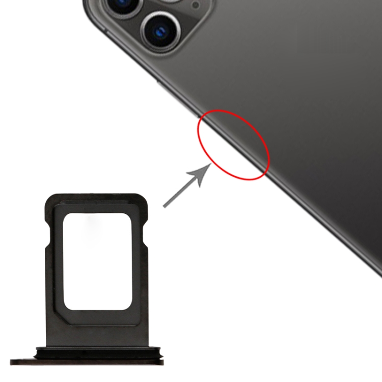 

SIM Card Tray for iPhone 11 Pro / 11 Pro Max(Space Gray)