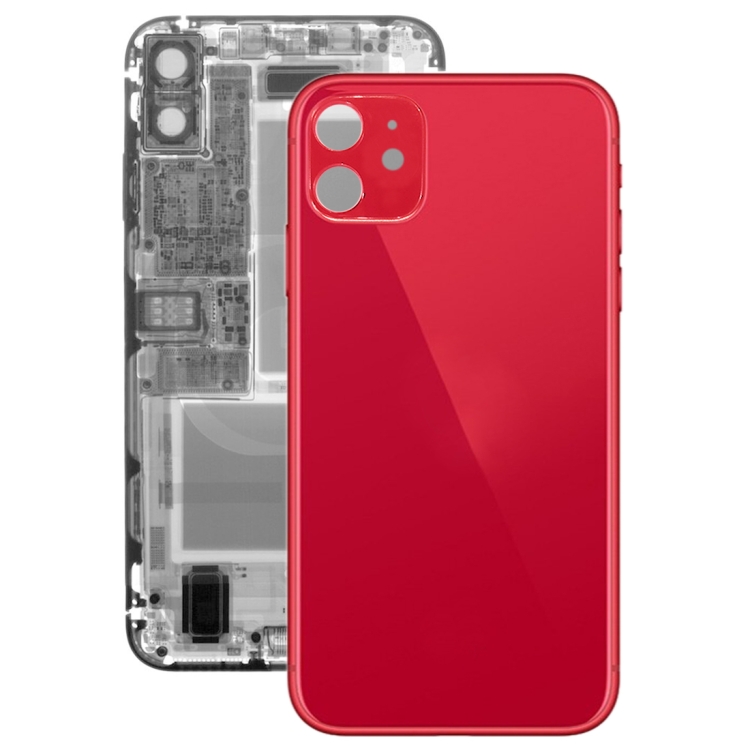 

Glass Battery Back Cover for iPhone 11(Red)