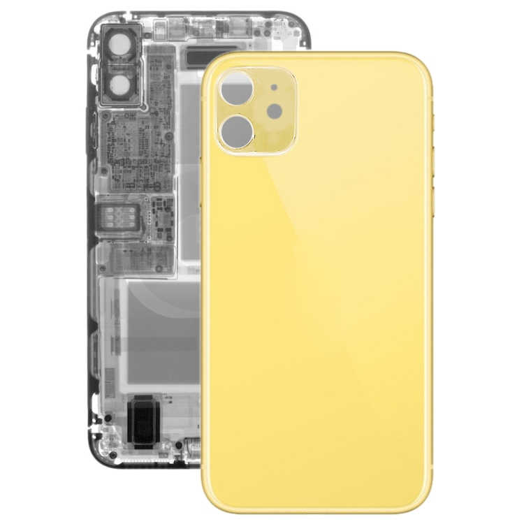 

Glass Battery Back Cover for iPhone 11(Yellow)