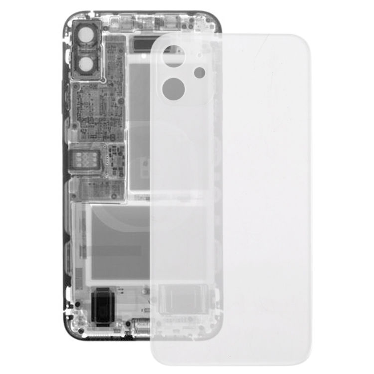 

Transparent Glass Battery Back Cover for iPhone 11(Transparent)