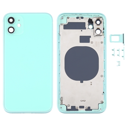 

Back Housing Cover with Appearance Imitation of iP12 for iPhone 11(Green)