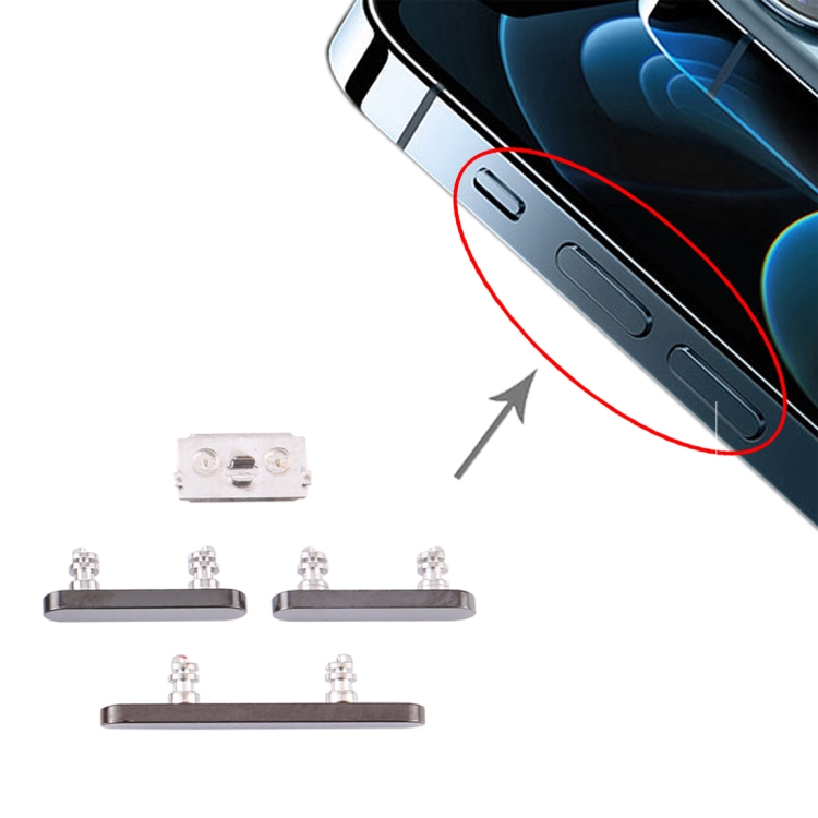 

Power Button and Volume Control Button for iPhone 12 Pro(Graphite)