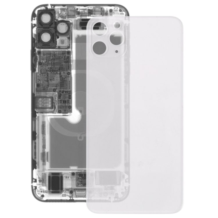 

Transparent Glass Battery Back Cover for iPhone 11 Pro Max(Transparent)