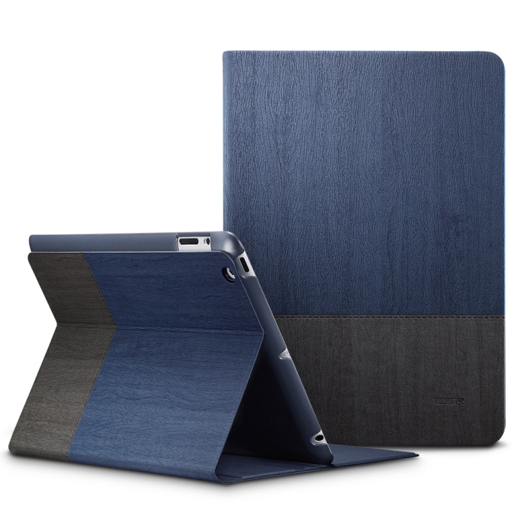 

ESR Simplicity Series Horizontal Flip Leather Case for iPad 4 / 3 / 2, with Holder & Sleep / Wake-up Function(Dark Blue)