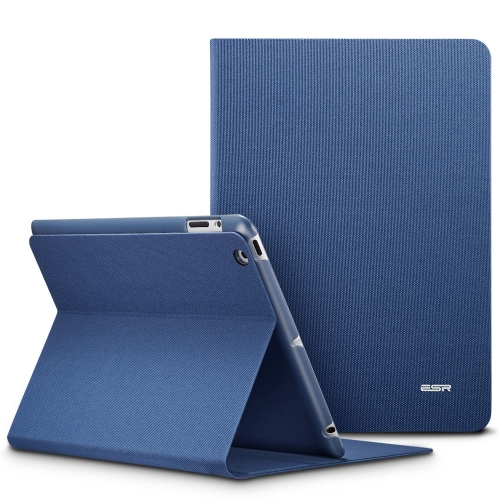 

ESR Simplicity Series Horizontal Flip Leather Case for iPad 4 / 3 / 2, with Holder & Sleep / Wake-up Function(Blue)