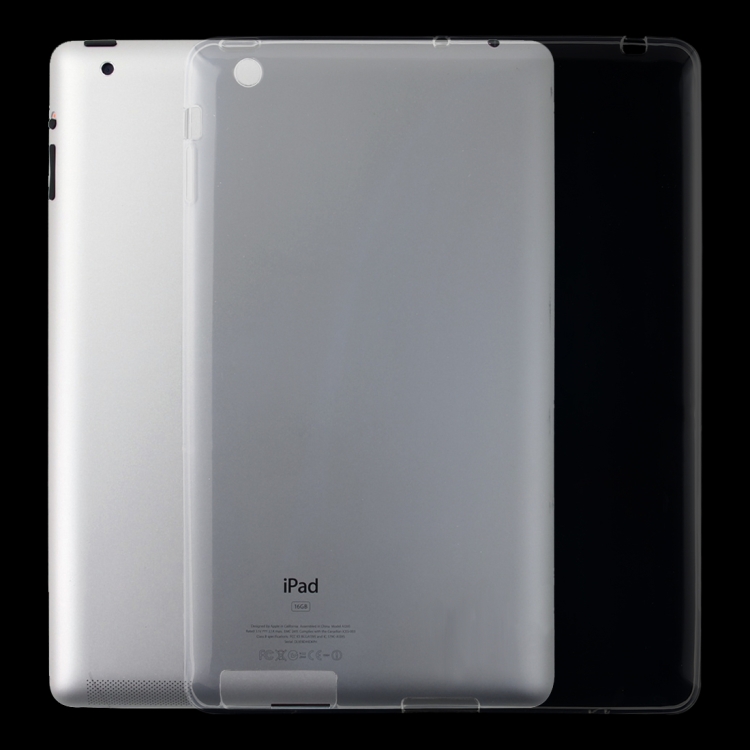 

For iPad 4 / 3 / 2 3mm Shockproof Transparent Protective Case