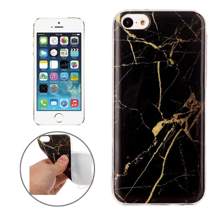 

Marble Pattern Soft TPU Protective Case For iPhone 5C