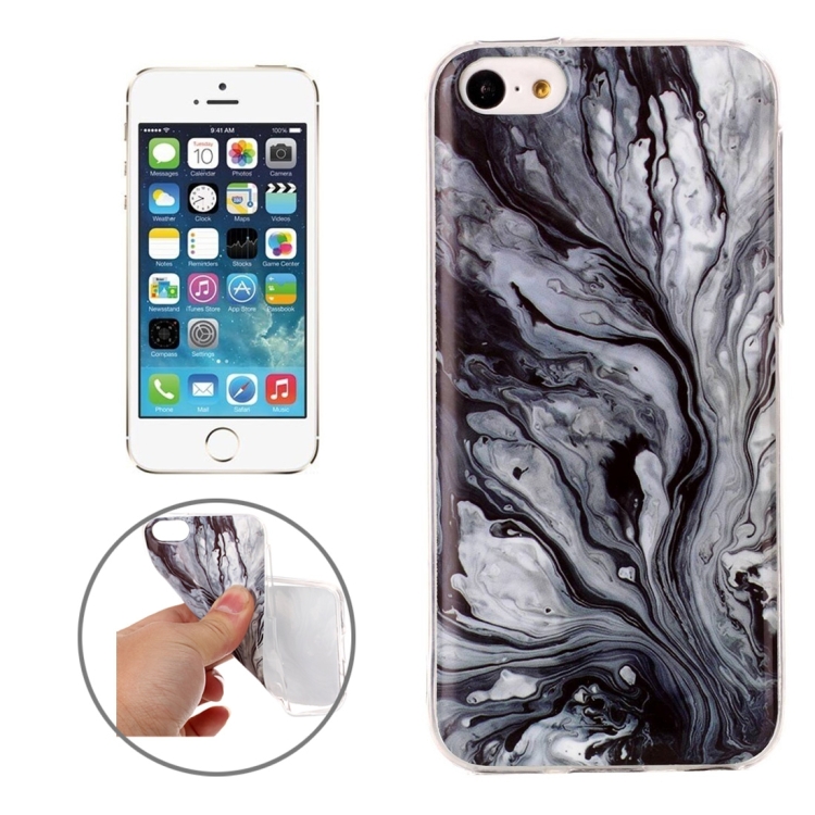 

Marble Pattern Soft TPU Protective Case For iPhone 5C