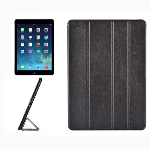 

For iPad Air / iPad 5 Crazy Horse Texture Horizontal Flip Leather Case with 4-folding Holder(Black)