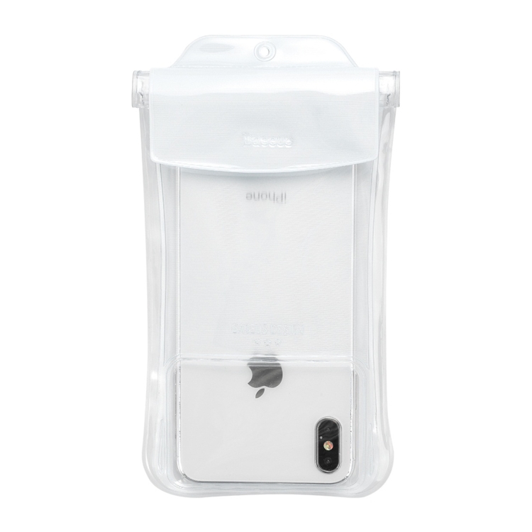 

Baseus Portable Mobile Phone Safety Airbag Waterproof Protective Case(White)