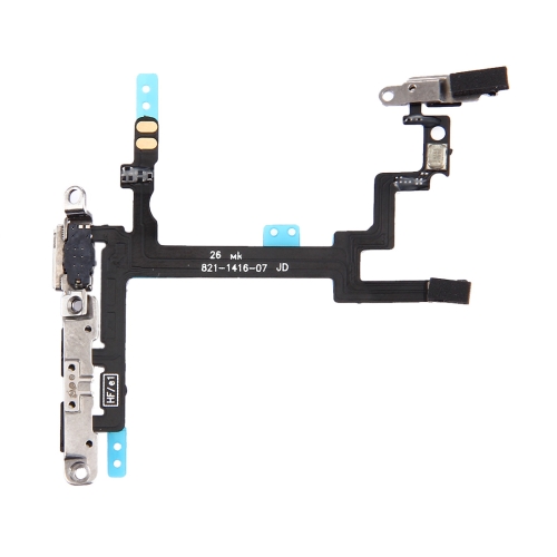 

Power Button & Volume Button Flex Cable with Brackets for iPhone 5