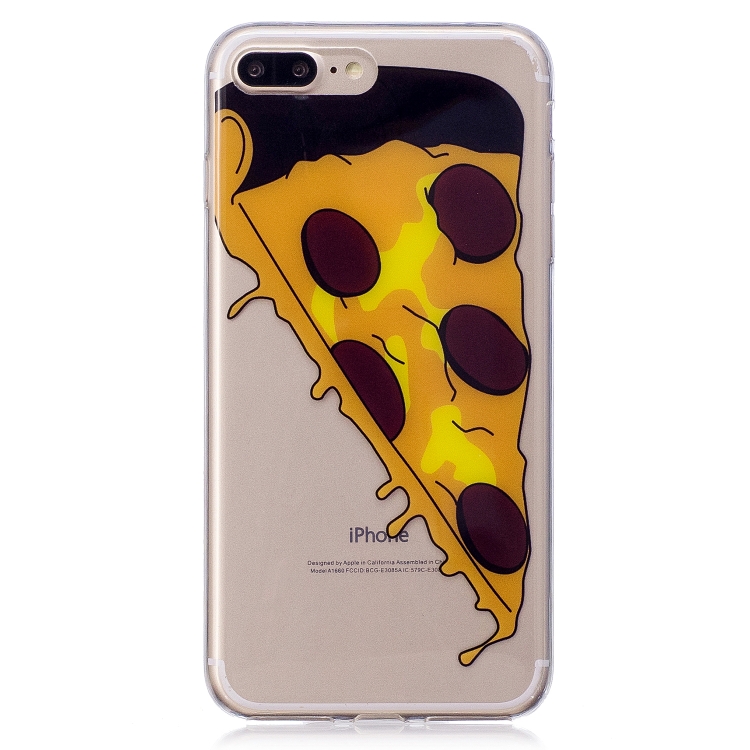 

Pizza Pattern Soft TPU Case for iPhone 8 Plus & 7 Plus