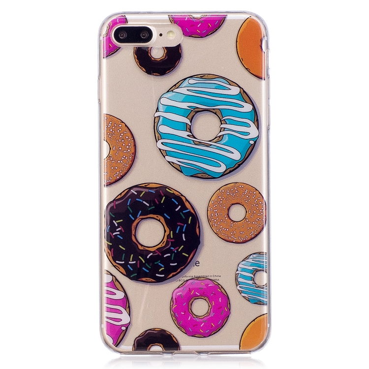 

Doughnut Pattern Soft TPU Case for iPhone 8 Plus & 7 Plus