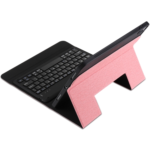 

K01 Ultra-thin One-piece Bluetooth Keyboard Case for iPad Pro 11 inch （2018）, with Bracket Function(Pink)