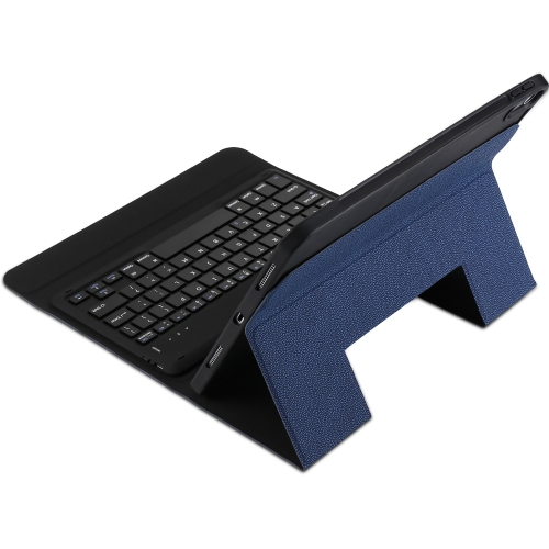 

K01 Ultra-thin One-piece Bluetooth Keyboard Case for iPad Pro 11 inch （2018）, with Bracket Function(Blue)