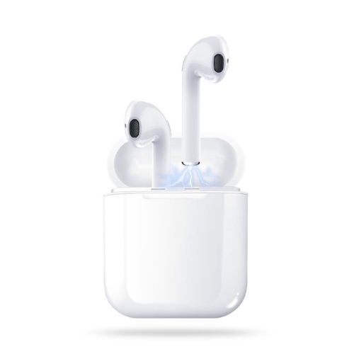 

I9S-TWS Bluetooth 5.0 Stereo Earphone with Charging Bin, For iPhone, Galaxy, Huawei, Xiaomi, HTC and Other Smartphones(White)