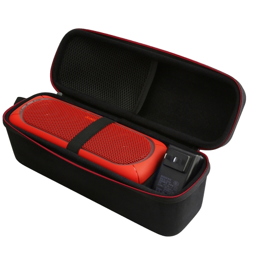 

EVA Storage Box Shockproof Protective Bag for Sony XB30 / XB31 Bluetooth Speaker(Black Red)