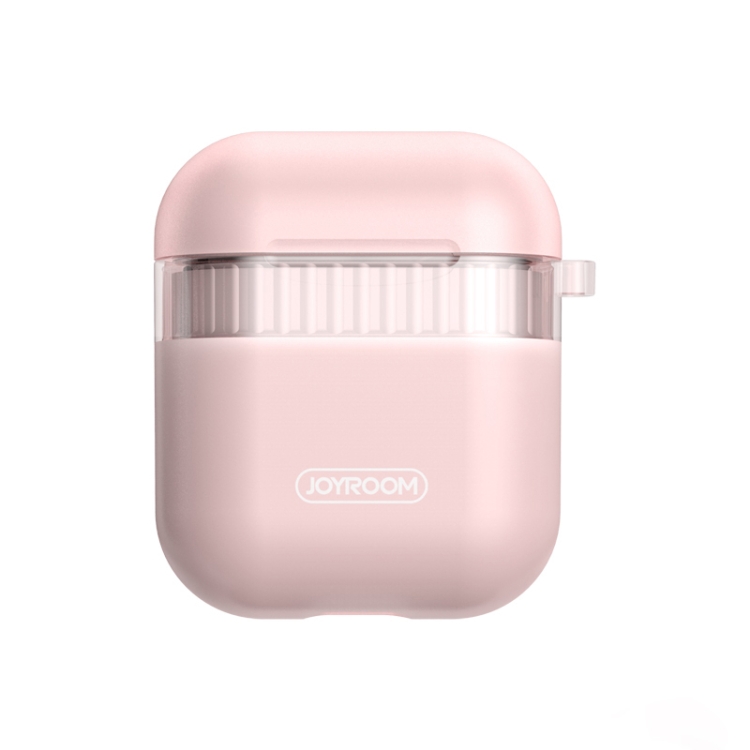 

JOYROOM JR-BP538 Ultrathin Wireless Earphones Charging Box Protective Case for Apple AirPods 1/2(Pink)