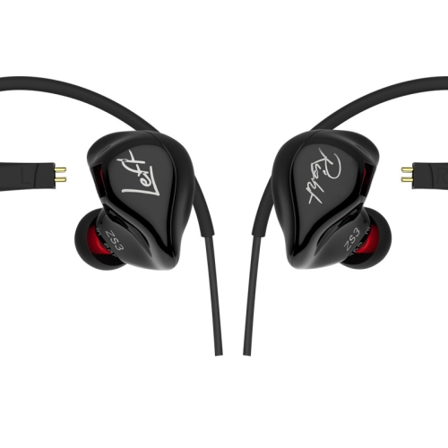 

KZ ZS3 Wire-controlled In-ear Mega Bass HiFi Earphone without Microphone (Black)