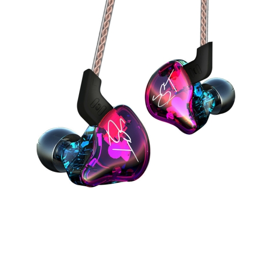 

KZ ZST Circle Iron In-ear Mega Bass MP3 Dual Unit Earphone without Microphone (Colour)