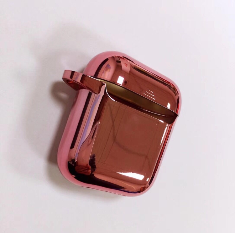

Electroplating TPU Case for Apple AirPods 1/2(Pink)