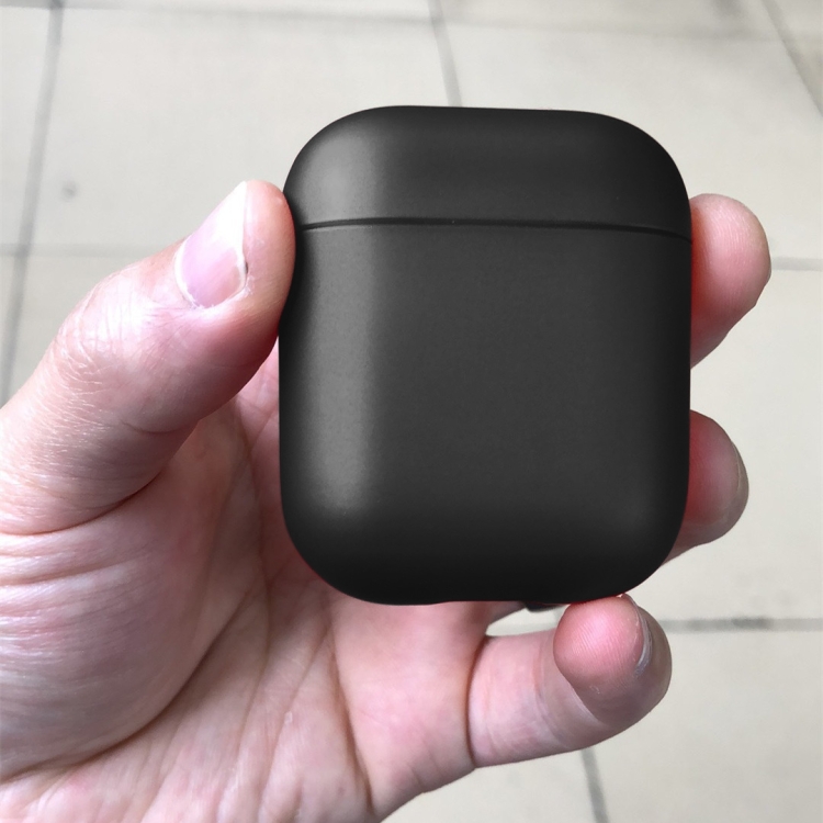 

Solid PC Oil Spout Protective Case for Apple AirPods 1/2(Black)