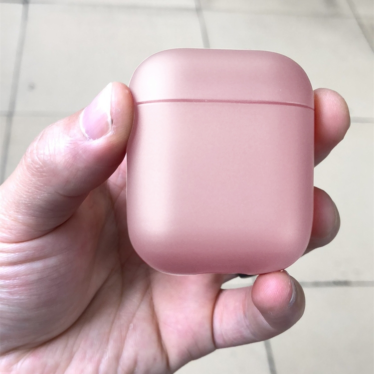 

Solid PC Oil Spout Protective Case for Apple AirPods 1/2(Rose Gold)