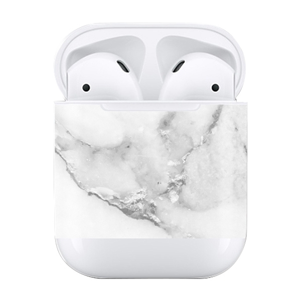

Marble Pattern Wireless Earphones Charging Box Protective Film Sticker for Apple AirPods 1/2