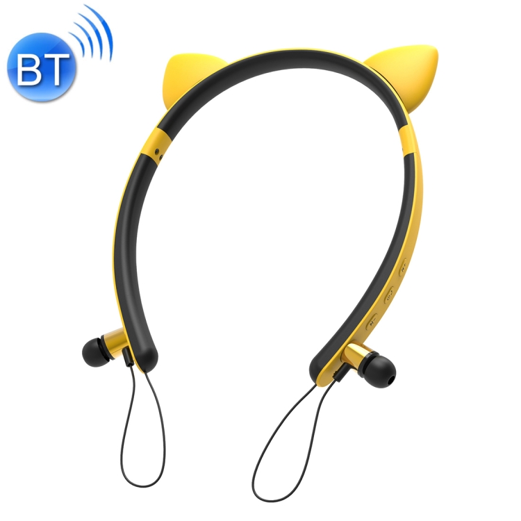

CYKE ZW29 Cartoon Cat Ears Shape Stereo Head-mounted Magnet Bluetooth Earphone