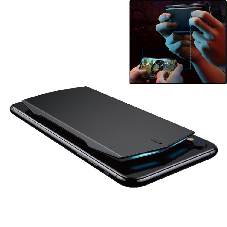 

ROCK Six-finger Linkage Bluetooth 4.0 Touch Auxiliary Gamepad for iOS System (Black)