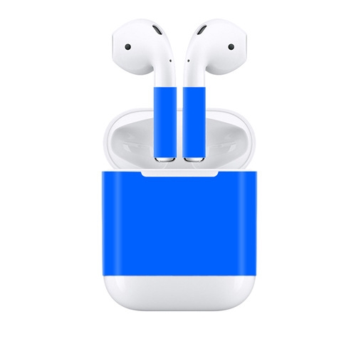 

Creative Dazzle Wireless Earphones Charging Box Protective Film Dustproof Sticker for Apple AirPods (Blue)